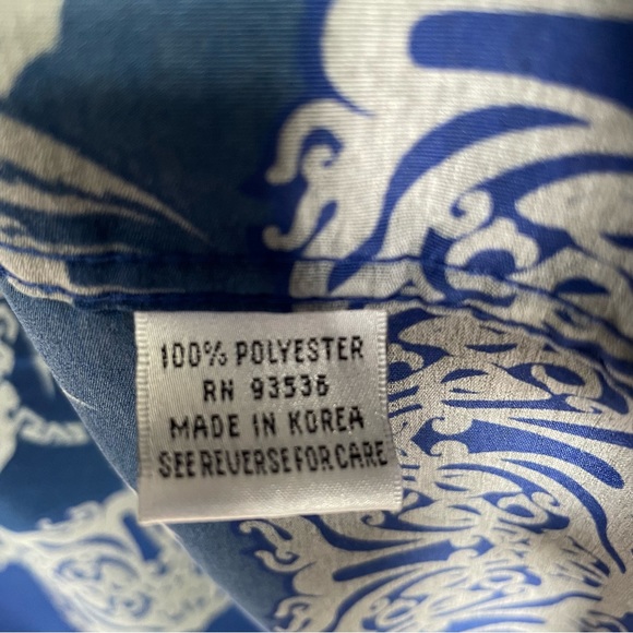 Vintage 90s Ecko Unlimited Men’s Button Up Shirt Scorpian Print - Picture 6 of 8